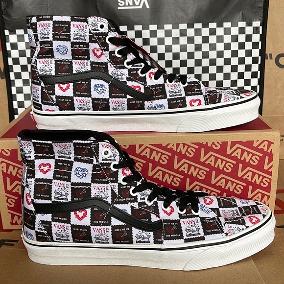 Vans Sk8-Hi Tapered Love Letters Black/True White WMNS sneakers - Picture 2 of 16